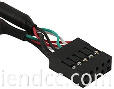 10pin Motherboard weiblicher Header zum Dual USB 2.0 Adapter -Kabel